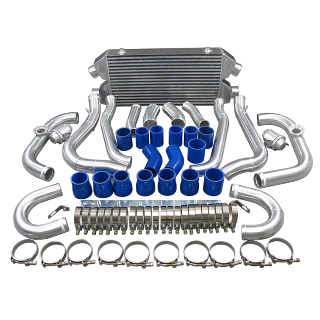 CXRacing Front Mount Intercooler + Tubing Kit For 90-96 Nissan