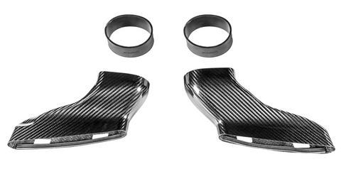 Eventuri Mercedes W205 C63 / C63S AMG Black Carbon V2 Duct Upgrade Kit For V1