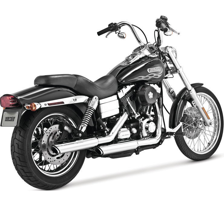 Vance & Hines Harley Davidson Dyna 1991 - 2017 3In Twin Slash Slip