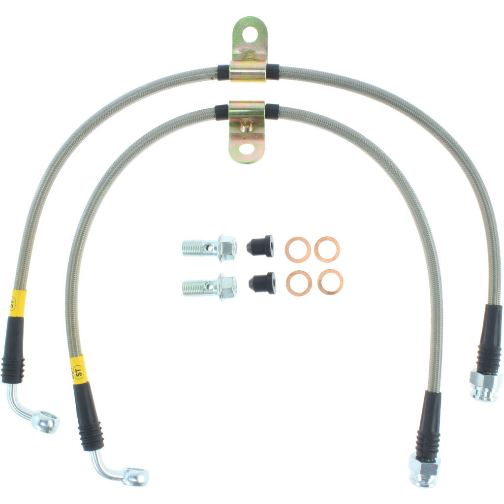 AMS Stainless Steel Brake Line Kit | 2008-2015 Mitsubishi Evo X (AMS.04.01.0004-1)