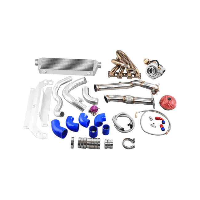 CX Racing GT2871 Ball Bearing Turbo Kit + Intercooler FOR 9905 Mazda