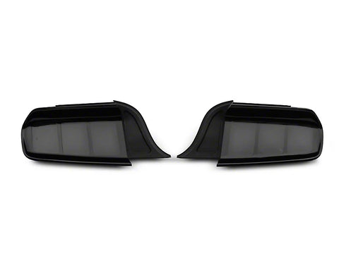 Raxiom 2015 - 2023 Ford Mustang Profile LED Tail Lights - Gloss Black Housing (Smoked Lens)