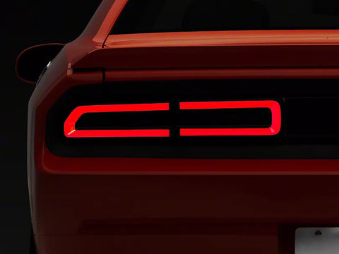 Raxiom 2008 - 2014 Challenger LED Tail Lights- Black Housing (Smoked Lens)