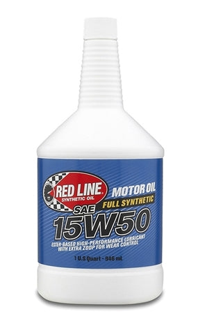 Red Line 15W50 Motor Oil - Quart ( 12 Pack )