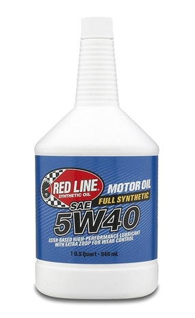 Red Line 5W40 Motor Oil - Quart ( 12 Pack )