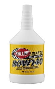 Red Line 80W140 GL-5 Gear Oil - Quart ( 12 Pack )