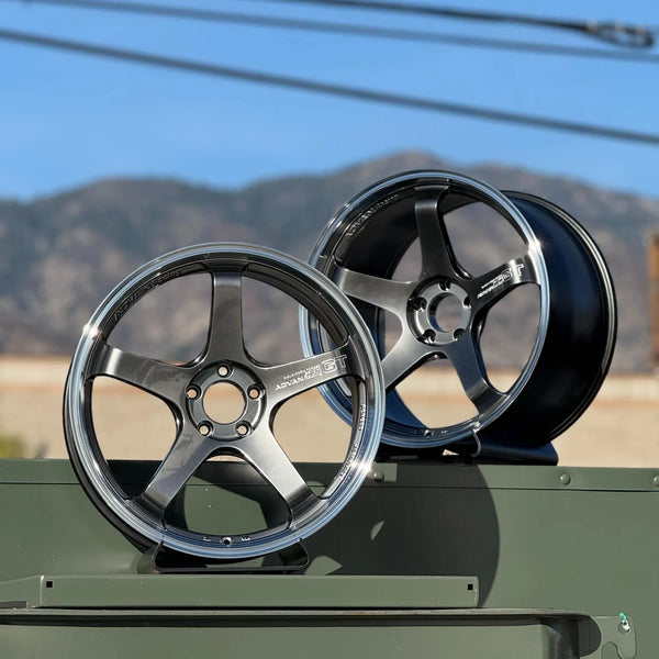 Advan GT Beyond 17X7.5 / +48 Offset / 5x114.3 BC / +48mm Bore / Racing Titanium Black