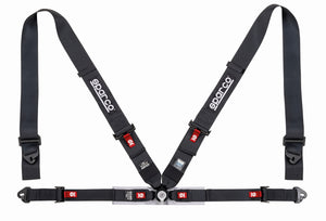 Sparco Belt 4Pt 3in/2in FIA Competition Harness - Black