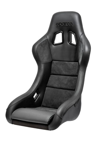 Sparco Seat QRT Performance Leather/Alcantara Black (Must Use Side Mount 600QRT)