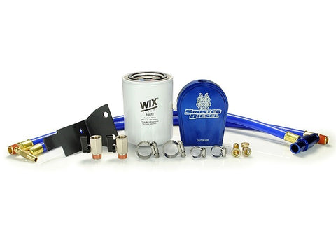 Sinister Diesel 2003 - 2007 Ford 6.0L Ford Powerstroke Coolant Filtration System w/ Wix Filter