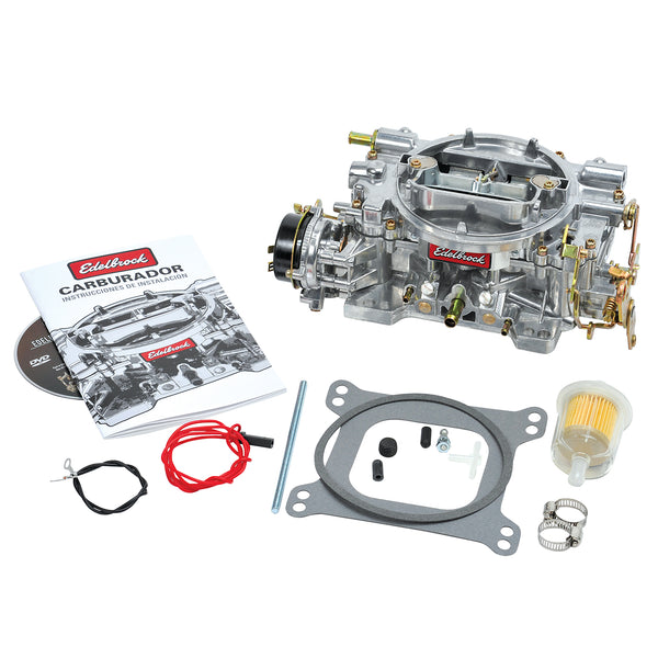 Edelbrock Performer Carburetor #1406 600 CFM With Electric Choke, Satin Finish (Non-EGR)