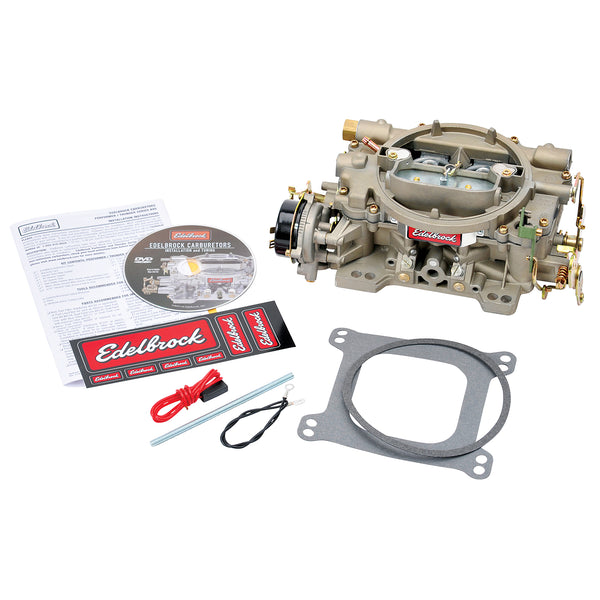 Edelbrock Marine Carb #1409 600 CFM With Electric Choke, Zinc-Dichromate Finish (Non-EGR)