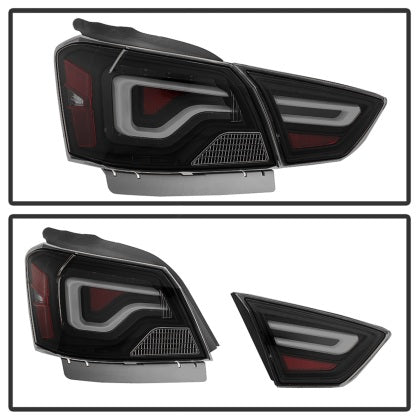 xTune 2014 - 2019 Chevy Impala (Excl 14-16 Limited) LED Tail Lights - Black Smoke (ALT-JH-CIM14-LBLED-BSM)