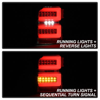 Spyder Toyota 4Runner 2010 - 2023 LED Tail Lights - Sequential Turn Signal - Smoke ALT-YD-T4R10-SEQ-SM