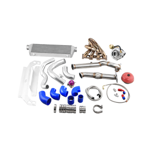 CXRacing T28 Turbo Manifold Downpipe + Intercooler Kit For 1999-2005 Mazda Miata MX-5 NB 1.8L Engine