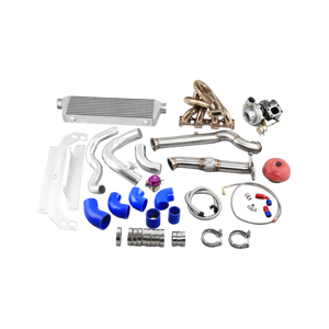 CXRacing T3 Turbo Manifold Downpipe + Intercooler Kit For 1999-2005 Mazda Miata MX-5 NB 1.8L Engine