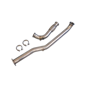 CXRacing 3" Stainless Steel Downpipe For 1998 - 2005 Lexus IS300 With 2JZ-GTE Swap, Top Mount Single Turbo