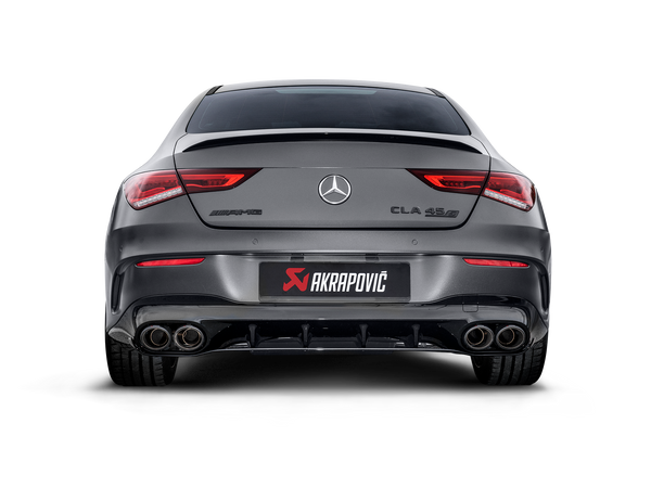 Akrapovic 2024+ Mercedes-AMG CLA 45 / CLA 45 S (C118/x118) Evo Line Cat Back (Titanium) w/ CF Tips