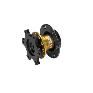 Sparco 6-Bolt Steering Wheel Quick Release - Gold