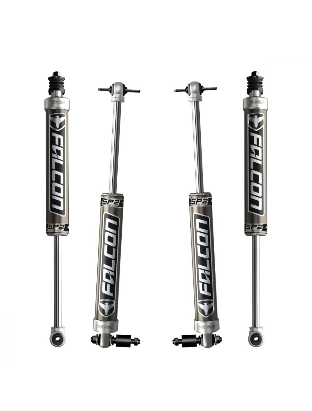 Falcon Shocks -  Wrangler JK 4dr: Falcon SP2 2.1 Monotube Shock Kit (1.5–2.5” Lift)