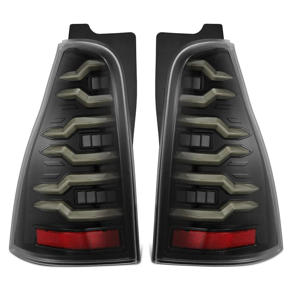 AlphaRex 2003 - 2009 Toyota 4Runner LUXX-Series LED Tail Lights- Alpha-Black