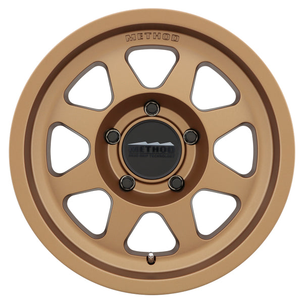 Method MR701 17x7.5 +30mm Offset 5x4.5 ( 5x114.3 ) 73mm CB Method Bronze Wheel