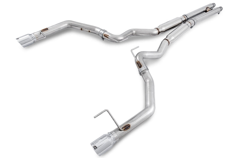 AWE Tuning 2015 - 2017 S550 Mustang GT Cat-back Exhaust - Track Edition (Chrome Silver Tips)