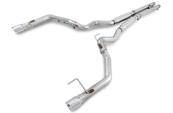 AWE Tuning 2015 - 2017 S550 Mustang GT Cat-back Exhaust - Track Edition (Chrome Silver Tips)