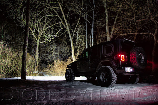 Diode Dynamics 2018 + Jeep JL Wrangler/Gladiator SS30 Bumper Bracket Kit - White Combo Dual