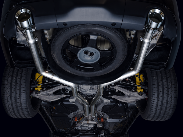 AWE Tuning 2018 - 2024 Dodge Durango SRT & Hellcat Track Edition Exhaust - Chrome Silver Tips