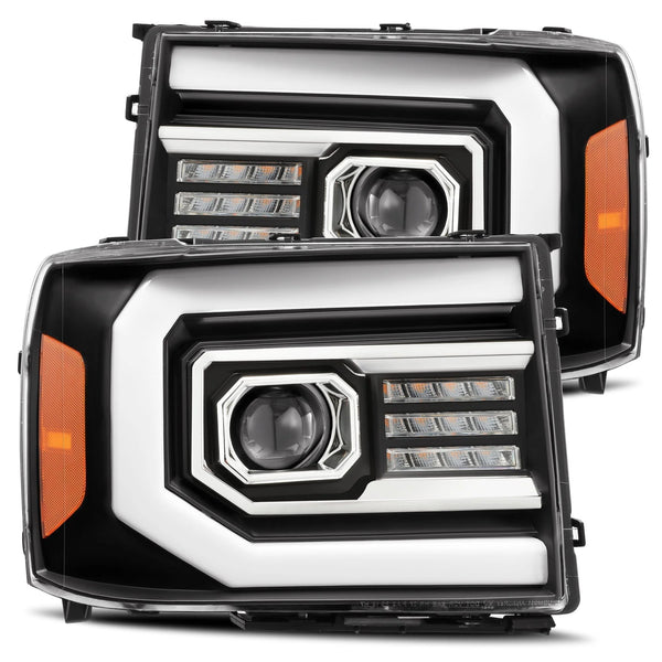 AlphaRex 2007 - 2013 GMC 1500HD PRO-Series Proj Headlights Plank