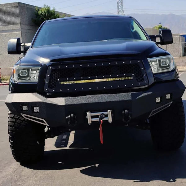 AlphaRex 2007 - 2013 Toyota Tundra / 2008 - 2017 Sequoia PRO-Series Projector Headlights Chrome w/Seq. Sig. + DR