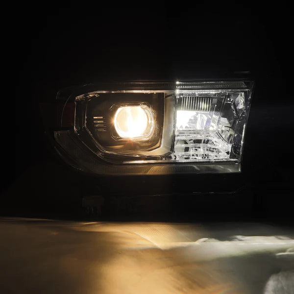 AlphaRex 2007 - 2013 Toyota Tundra / 2008 - 2017 Sequoia PRO-Series Projector Headlights Chrome w/Seq. Sig. + DR