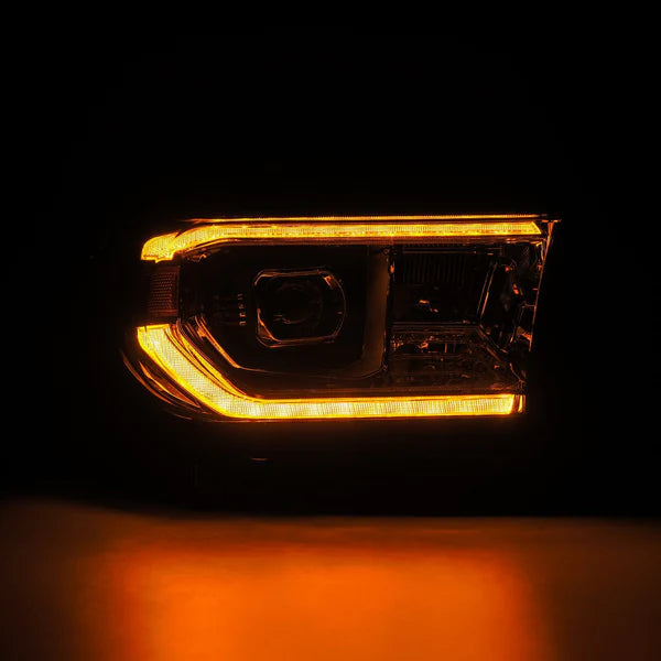 AlphaRex 2007 - 2013 Toyota Tundra / 2008 - 2017 Sequoia PRO-Series Projector Headlights Chrome w/Seq. Sig. + DR