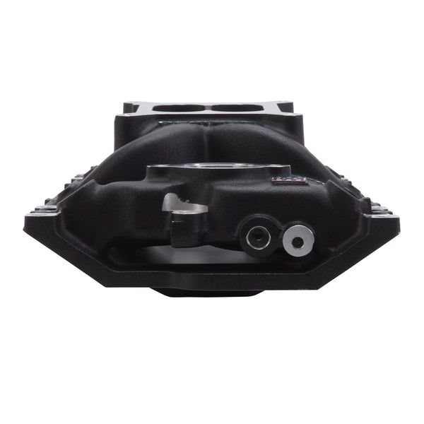 Edelbrock Performer RPM AIR-GAP Small Block Chevy Vortec Black Intake Manifold