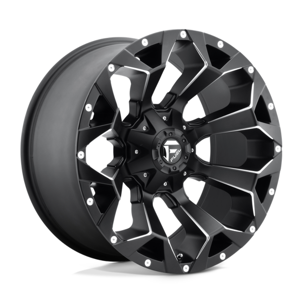 Fuel Offroad D546 ASSAULT Matte Black Milled 20x9 +7 6x120mm 67.1mm