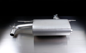 Remus 2012 + BMW 3 Series F30 Sedan / F31 Touring 2.0L Axle Back Exhaust w/Black Chrome Tail Pipe Set