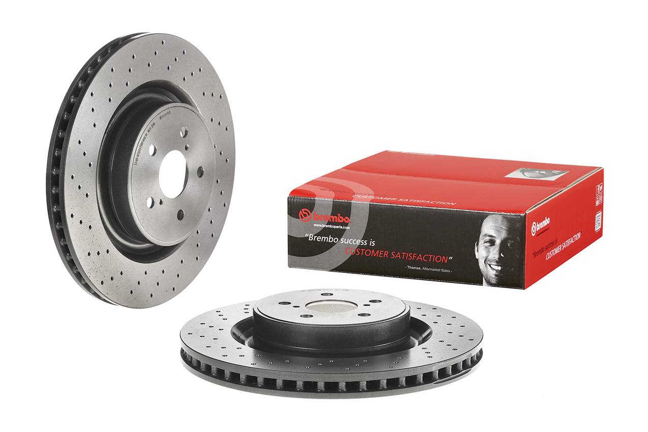 Brembo 2008 - 2014 Lexus IS F Front Premium UV Coated OE Equivalent Rotor