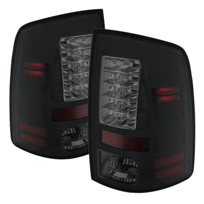 Spyder Dodge Ram 1500 2009 - 2018 LED Tail Lights Incandescent- Blk Smke ALT-YD-DRAM09-LED-BSM