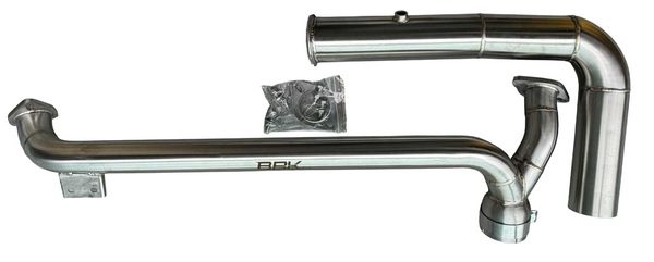 Gumotorsport Catless Downpipe - Porsche 2017+ 718 Boxster / Cayman / S (2.0L / 2.5L)