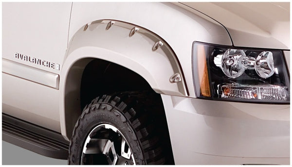 Husky Liners 2007 - 2013 Chevrolet Avalanche Pocket Style Fender Flares - 4pc ( Black )