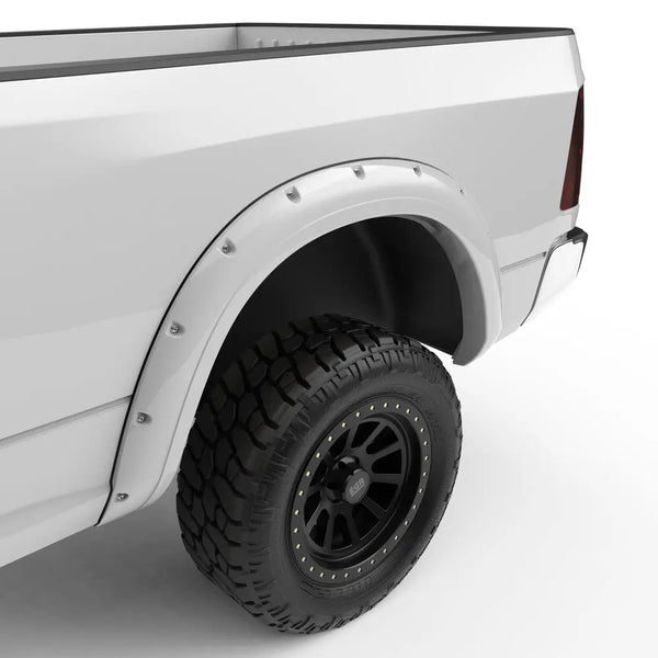 EGR 2010 - 2018 Dodge Ram 2500 / 3500 HD Bolt-On Look Color Match Fender Flares - Set - Bright White