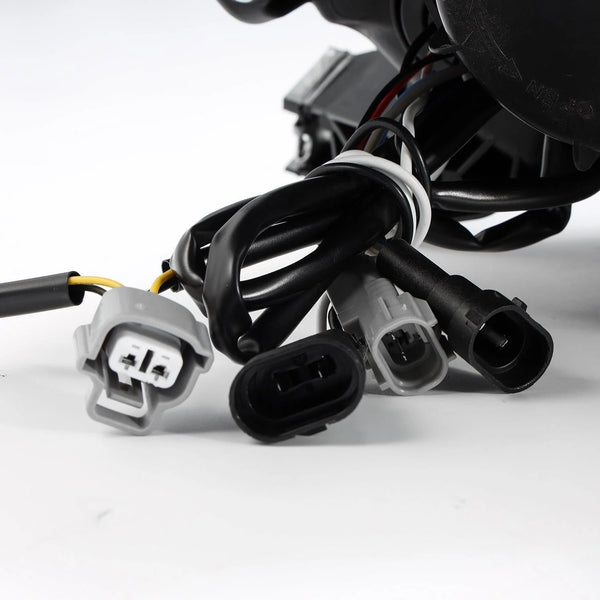 AlphaRex 2010 - 2013 Toyota 4Runner PRO-Series Projector Headlights Plank Style Black w/Seq Signal/DRL