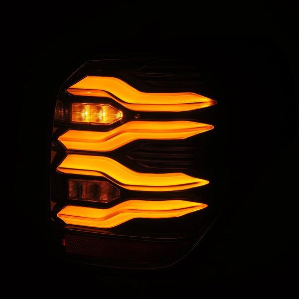 AlphaRex  2010 - 2023 Toyota 4Runner LUXX LED Taillights Alpha Blk w/Activ Light/Seq Signal