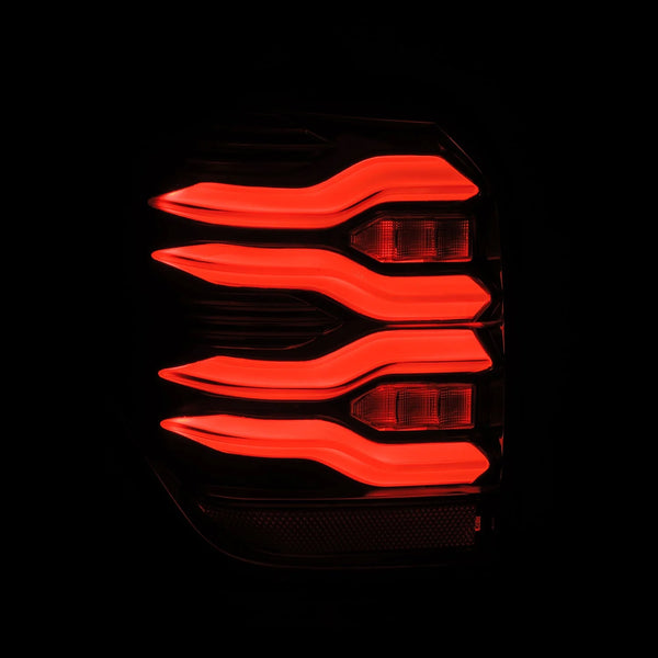 AlphaRex 2010 - 2023 Toyota 4Runner LUXX LED Taillights Blk/Red w/Activ Light/Seq Signal