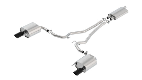 Borla 2015-2019 Ford Mustang EcoBoost Cat-Back Exhaust System Touring Part # 1014039BC