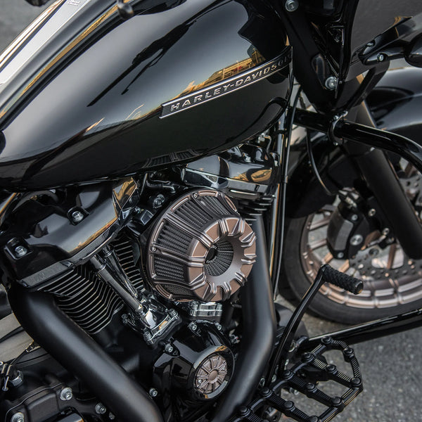 Arlen Ness 10-Gauge Inverted Sucker Titanium - Harley Davidson 2008 - 2016 Touring / 2016 - 2017 Softail