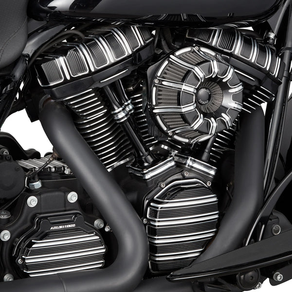 Arlen Ness 10 Gauge Inverted Air Cleaner Black - Harley Davidson 1991 + XL Sportster