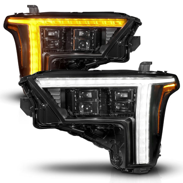 ANZO 2022 - 2024 Toyota Tundra (w/Factory LED Refl.) Z-Series Full LED Projector Headlights