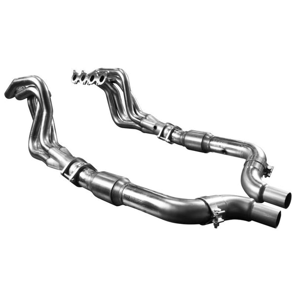 Kooks 2015 - 2023 Mustang 5.0L 4V 2in x 3in SS Headers w/Green Catted OEM Connection Pipe